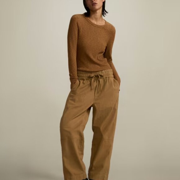 NEW WITH TAGS Everlane Canvas Organic Cotton Pull-On Pants with Pockets - Picture 1 of 12